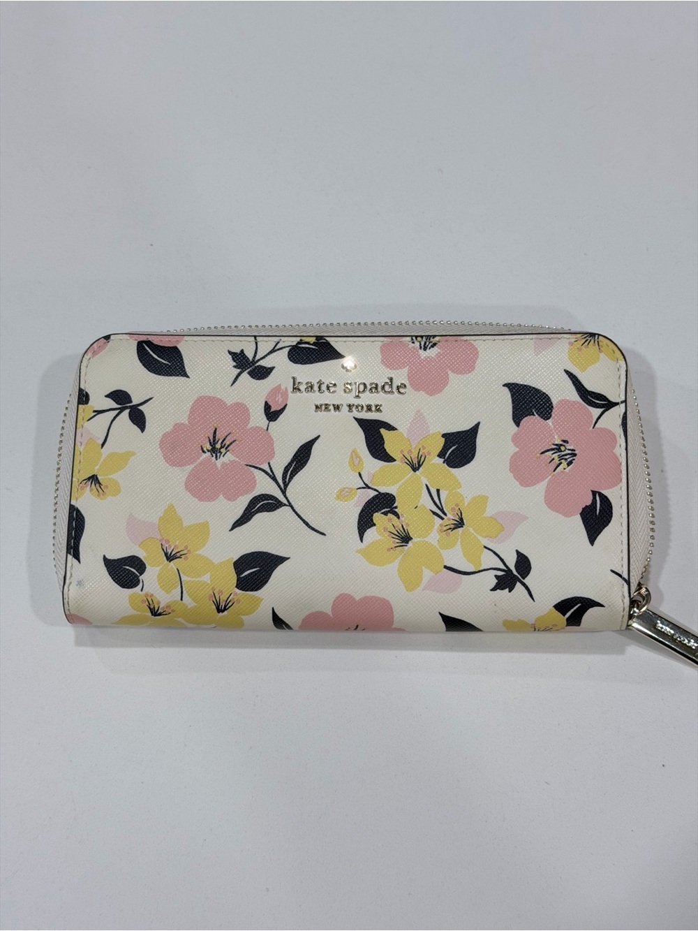 Kate Spade New York Staci Lily Blooms Large Continental Wallet. - Picture 1 of 11